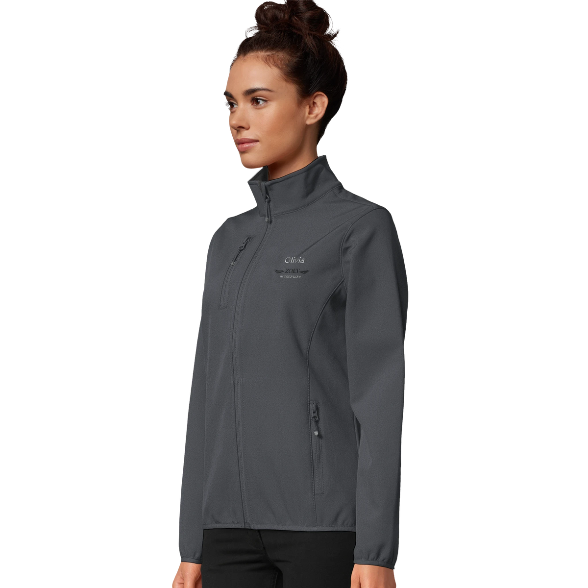 Dekoration mit Charakter. Softshelljacke für Damen aus recyceltem Polyester | SOL’S Falcon Women: zeitlos und harmonisch. Schlicht, elegant und wirkungsvoll.