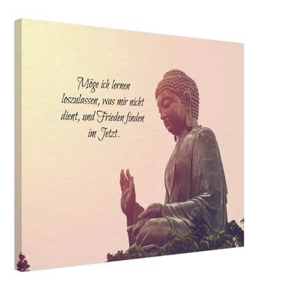 Stimmungsvolle Wandkunst für stilvolle Räume. Tibetan Kraftgebete Canvas Print – Immersive Art Experience: zeitlos und harmonisch. Eine besondere Bereicherung für jeden Raum.
