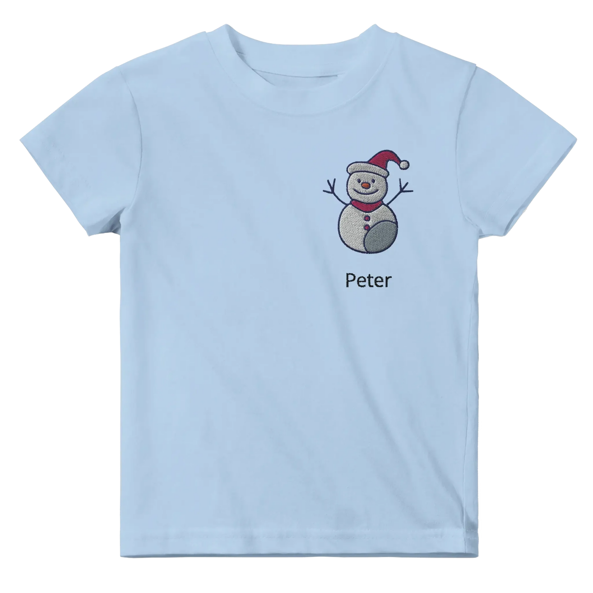 Liebevolle Erinnerung an Kindheitsmomente. Classic Baby Crewneck T-shirt personalisiertes Kindershirt zu Weihnachten🎅: freundlich und verspielt gestaltet. Ein Highlight für das Kinderzimmer.