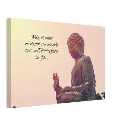 Stimmungsvolle Wandkunst für stilvolle Räume. Tibetan Kraftgebete Canvas Print – Immersive Art Experience: zeitlos und harmonisch. Eine besondere Bereicherung für jeden Raum.