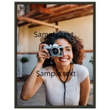 Classic Semi-Glossy Paper Metal Framed Poster – Kunstdruck auf Posterpapier mit hochwertiger Druckwirkung