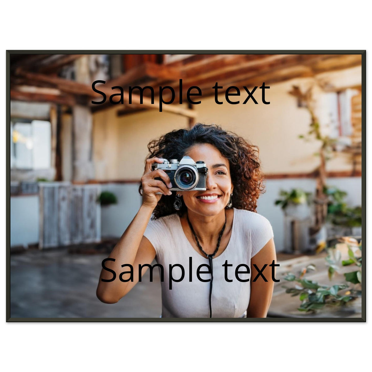 Dekoration mit Charakter. Classic Semi-Glossy Paper Metal Framed: zeitlos und harmonisch. Schlicht, elegant und wirkungsvoll.