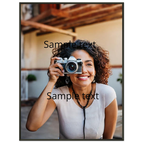 Classic Semi-Glossy Paper Metal Framed Poster – Kunstdruck als Poster mit hochwertigem Motivdruck