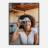 Classic Semi-Glossy Paper Metal Framed Poster – Poster-Kunstdruck für dekorative Raumgestaltung