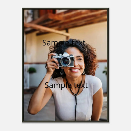 Dekoration mit Charakter. Classic Semi-Glossy Paper Metal Framed: zeitlos und harmonisch. Schlicht, elegant und wirkungsvoll.