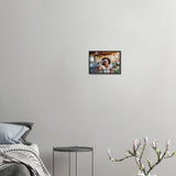 Dekoration mit Charakter. Classic Semi-Glossy Paper Metal Framed: für stilvolle Raumgestaltung. Schlicht, elegant und wirkungsvoll.