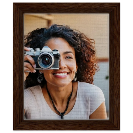Dekoration mit Charakter. Dein Foto auf Leinwand mit  – personalisierte bedruckte Leinwand: zeitlos und harmonisch. Schlicht, elegant und wirkungsvoll.