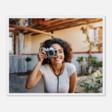 Dekoration mit Charakter. Personalisierbares Holzrahmen- – Elegantes individuelles Foto Kunstwerk: für stilvolle Raumgestaltung. Schlicht, elegant und wirkungsvoll.