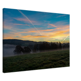 Kunstdruck auf Leinwand - Die sonne läutet den Tag ein 70x100 cm / 28x40″ – Wandbild auf Leinwand für Wohn- und Arbeitsräume