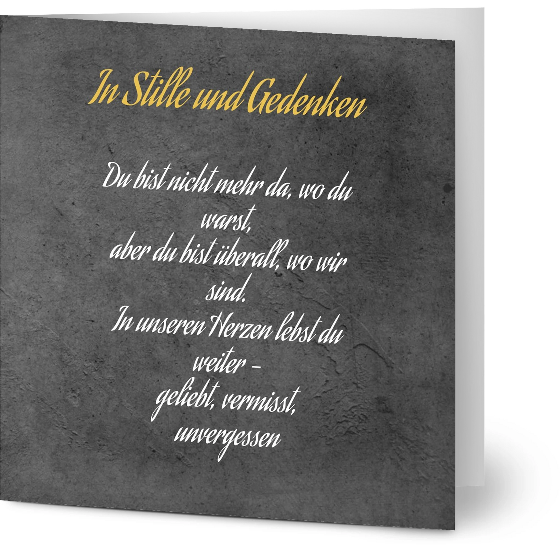Ein Ausdruck moderner Ästhetik. Trauerspruch schwester- Dankeskarte handgemacht als Kunstdruck: passt in jedes Ambiente. Eine besondere Bereicherung für jeden Raum.