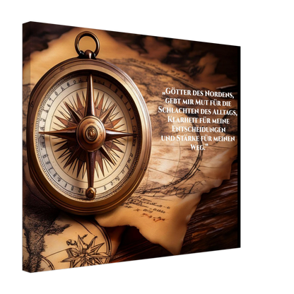 Dekoration mit Charakter. Nordische Kraftgebete auf Leinwand: für stilvolle Raumgestaltung. Schlicht, elegant und wirkungsvoll.