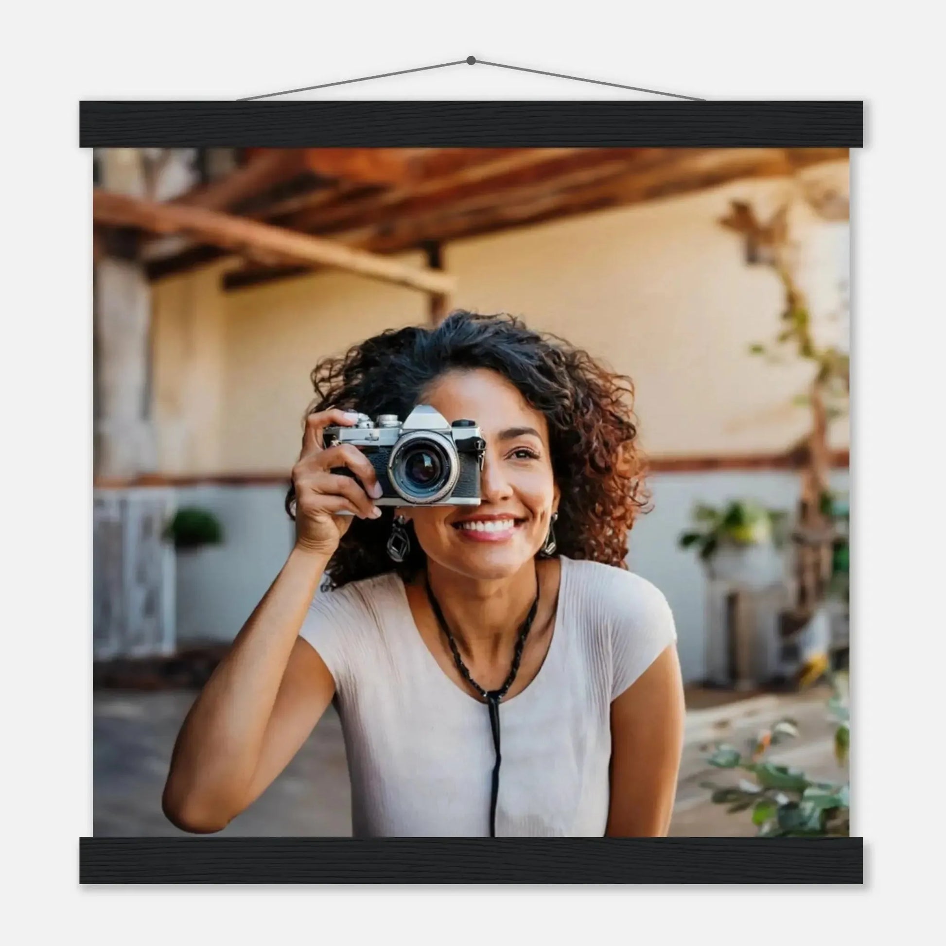 Ein Ausdruck moderner Ästhetik. Personalized  with Hanger – Custom Photo on Masters Edition Paper: passt in jedes Ambiente. Schlicht, elegant und wirkungsvoll.