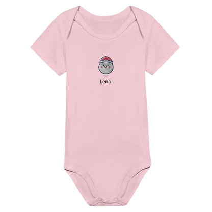 Sanfte Wandkunst fürs Kinderzimmer. Classic Baby Short Sleeve Bodysuit personalisiertes Geschenk zu Weihachten 🎅: freundlich und verspielt gestaltet. Ein Highlight für das Kinderzimmer.