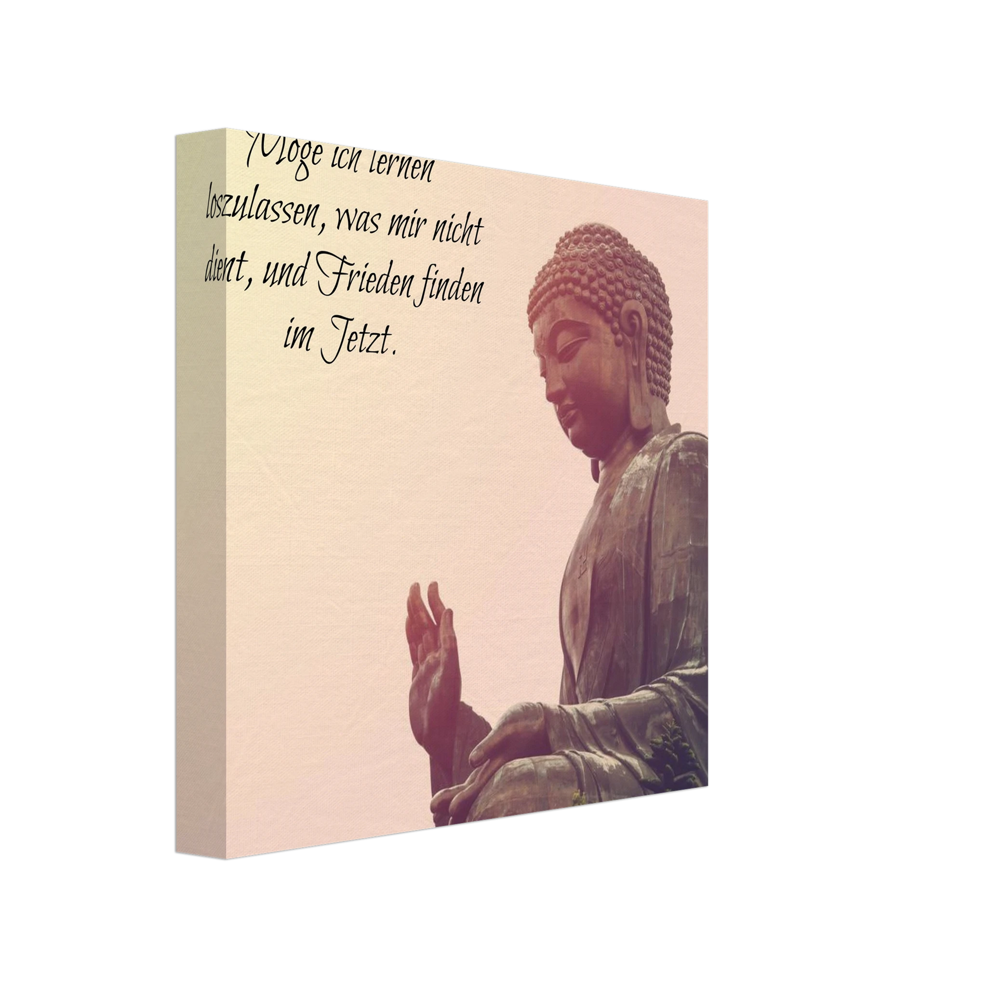 Stimmungsvolle Wandkunst für stilvolle Räume. Tibetan Kraftgebete Canvas Print – Immersive Art Experience: zeitlos und harmonisch. Eine besondere Bereicherung für jeden Raum.