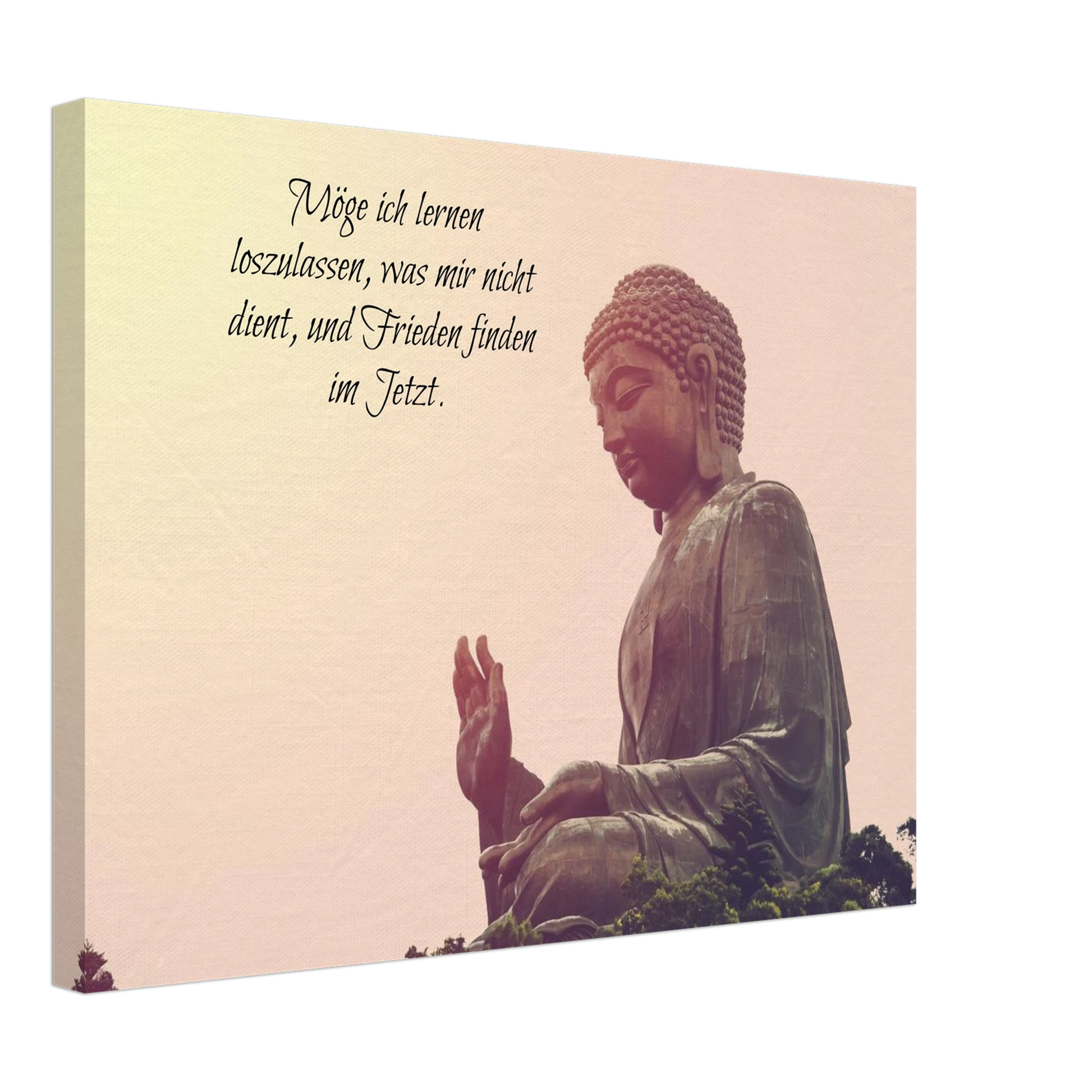 Stimmungsvolle Wandkunst für stilvolle Räume. Tibetan Kraftgebete Canvas Print – Immersive Art Experience: für stilvolle Raumgestaltung. Eine besondere Bereicherung für jeden Raum.