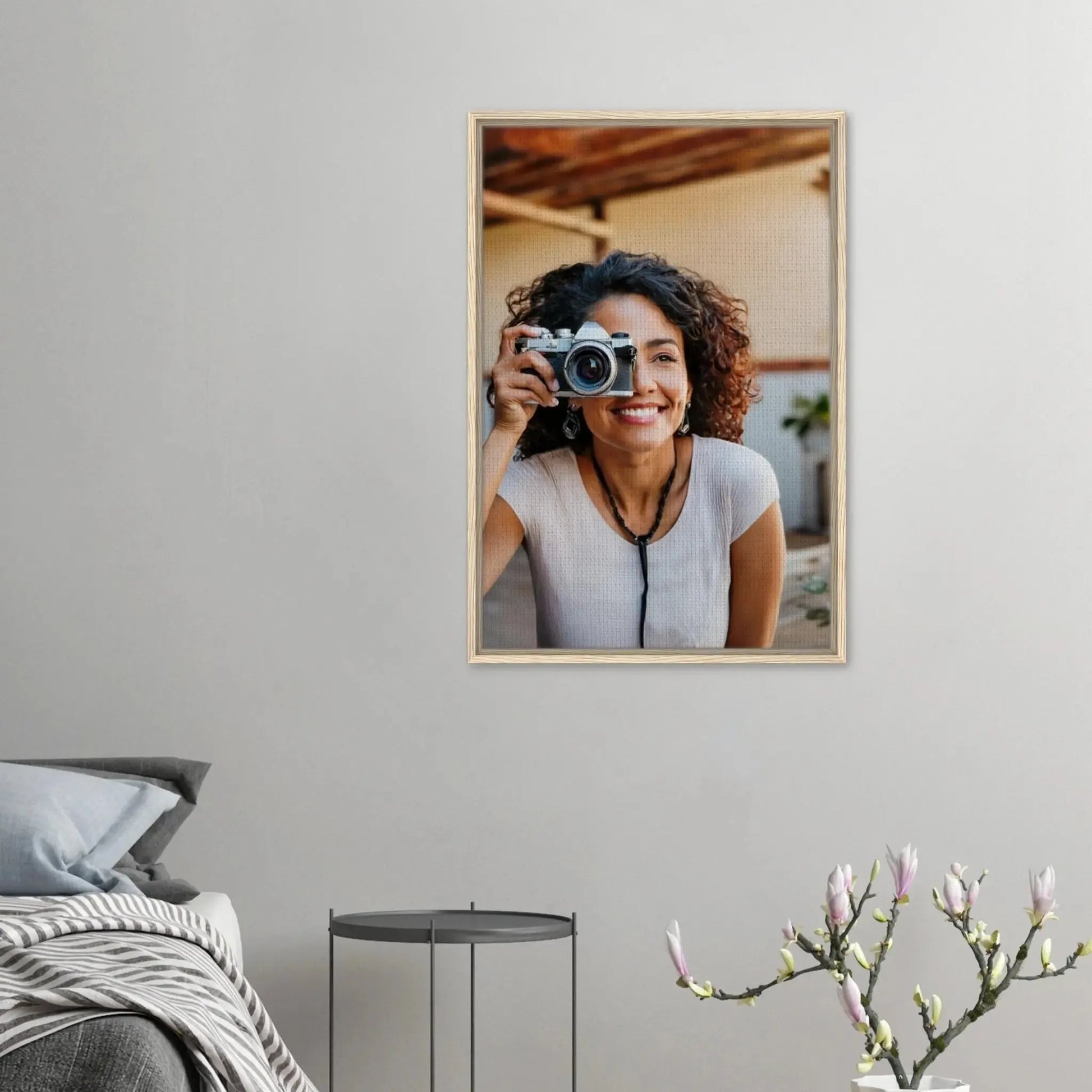 Dekoration mit Charakter. Dein Foto auf Leinwand mit  – personalisierte bedruckte Leinwand: passt in jedes Ambiente. Schlicht, elegant und wirkungsvoll.