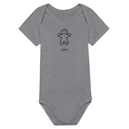 Sanfte Wandkunst fürs Kinderzimmer. Classic Baby Short Sleeve Bodysuit personalisiertes Geschenk zu Weihachten 🎅: freundlich und verspielt gestaltet. Ein Highlight für das Kinderzimmer.
