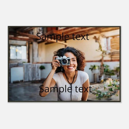 Ein Ausdruck moderner Ästhetik. Classic Semi-Glossy Paper Metal Framed  dein Foto: für stilvolle Raumgestaltung. Eine besondere Bereicherung für jeden Raum.