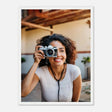 Dekoration mit Charakter. Personalisierbares Holzrahmen- – Elegantes individuelles Foto Kunstwerk: zeitlos und harmonisch. Schlicht, elegant und wirkungsvoll.