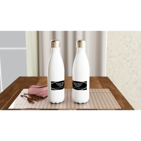 Dekoration mit Charakter. Edelstahlflasche mit deinem Foto Black Friday Deal 25 %: zeitlos und harmonisch. Schlicht, elegant und wirkungsvoll.