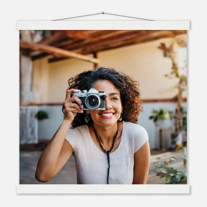 Dekoration mit Charakter. Individuelles Selbstportrait  mit Holzleisten – Dein Foto als Kunstwerk: für stilvolle Raumgestaltung. Eine besondere Bereicherung für jeden Raum.