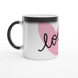 Liebevoll gestaltete personalisierte Tasse. Kreative Geschenkidee Muttertag - Schimmernde Tasse mit Überraschungsdruck: mit eigenem Namen, Spruch oder Foto. Perfekt als Geschenk für jeden Anlass.