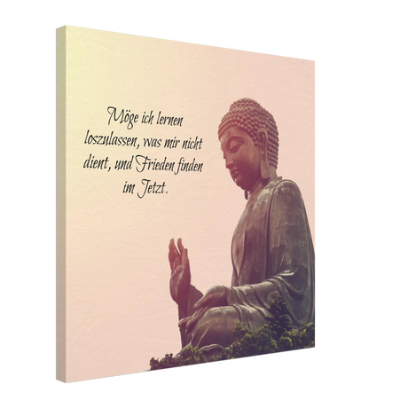 Dekoration mit Charakter. Tibetan Kraftgebete Canvas Print – Immersive Art Experience: zeitlos und harmonisch. Schlicht, elegant und wirkungsvoll.