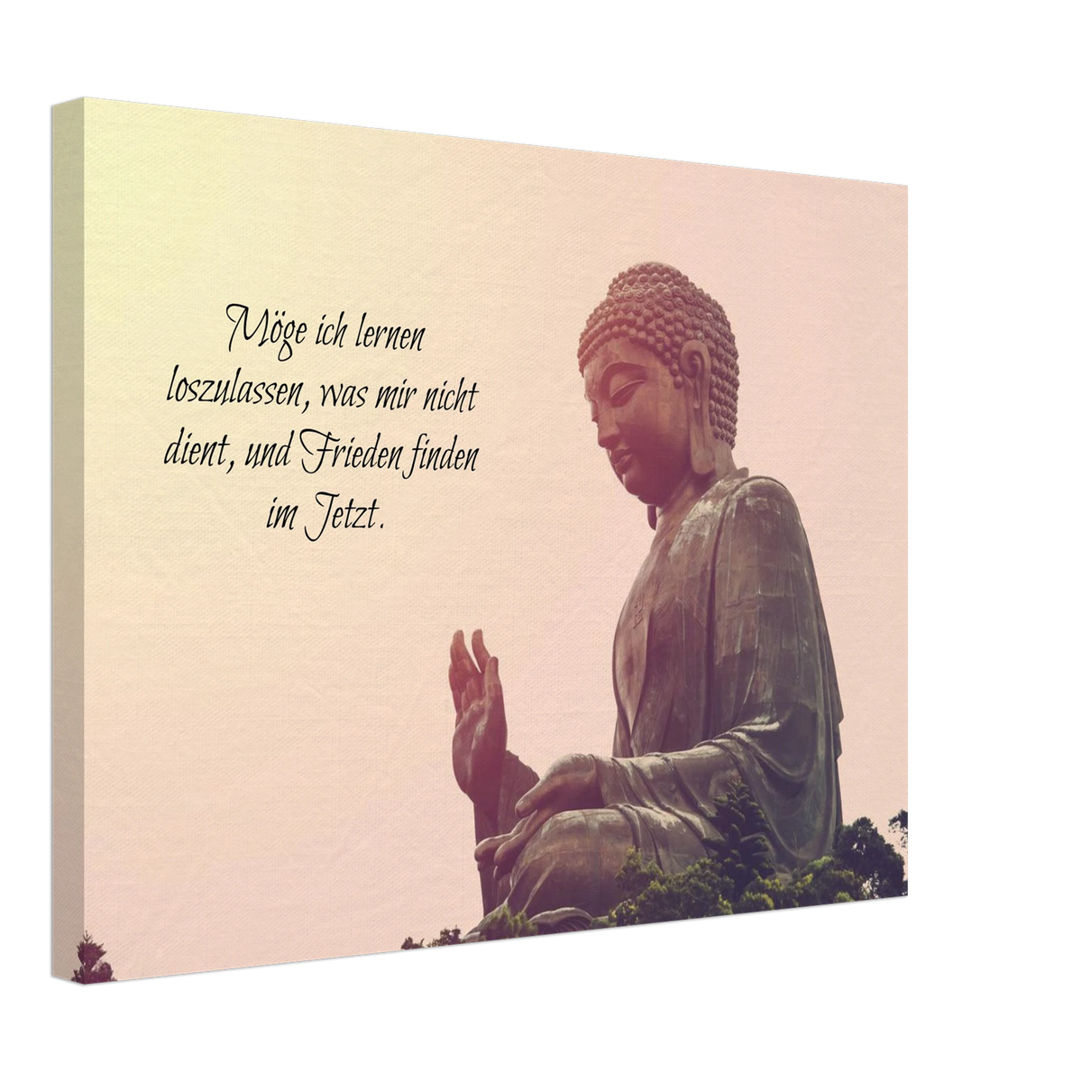 Tibetan Kraftgebete Canvas Print – Immersive Art Experience – Kunstdruck auf Leinwand als zeitlose Wanddekoration