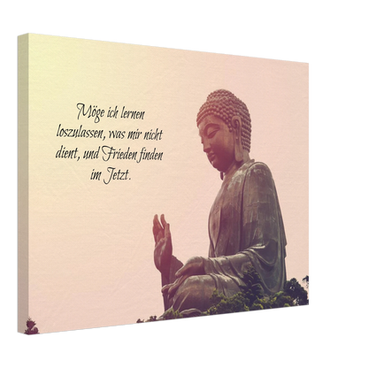Stimmungsvolle Wandkunst für stilvolle Räume. Tibetan Kraftgebete Canvas Print – Immersive Art Experience: für stilvolle Raumgestaltung. Schlicht, elegant und wirkungsvoll.