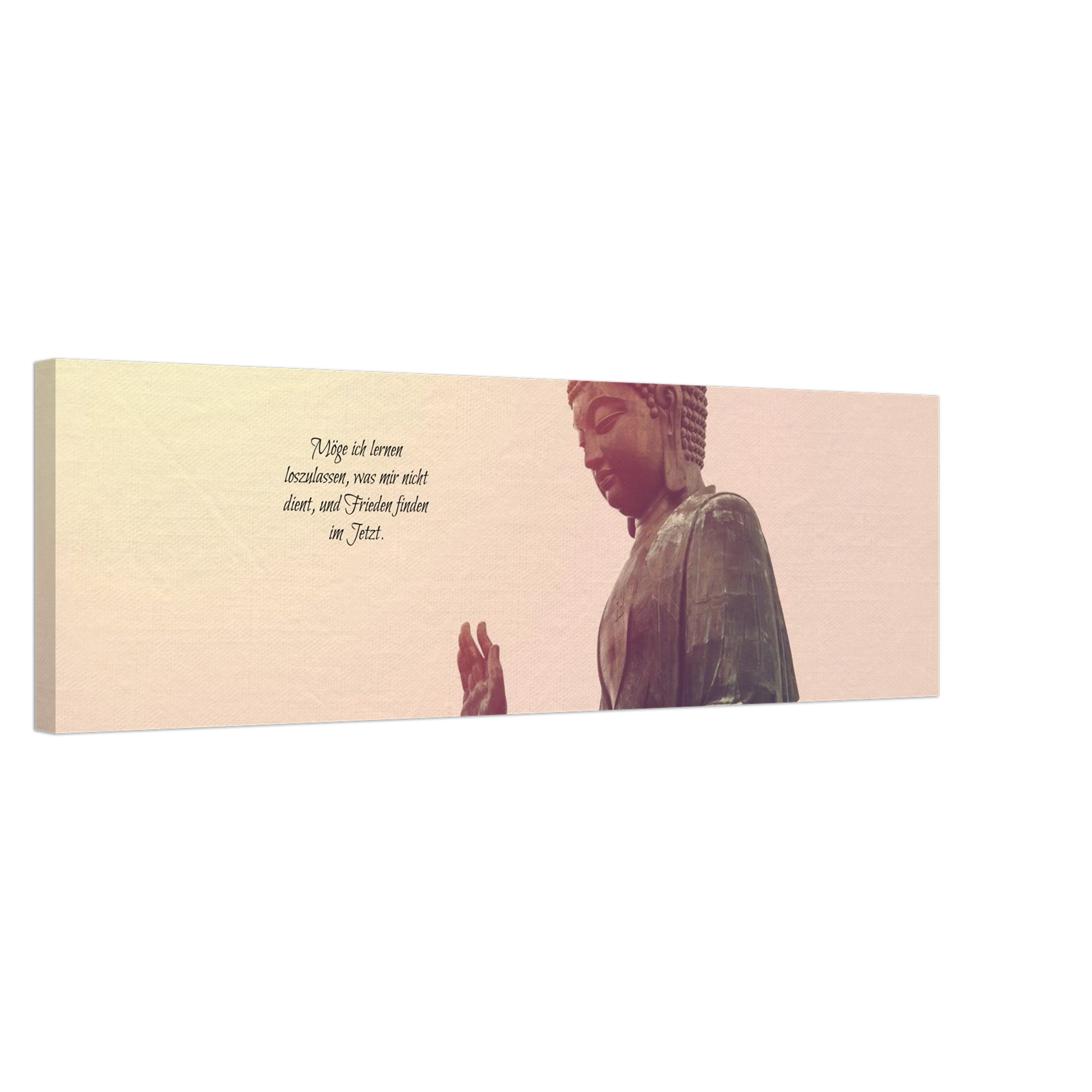 Dekoration mit Charakter. Tibetan Kraftgebete Canvas Print – Immersive Art Experience: zeitlos und harmonisch. Schlicht, elegant und wirkungsvoll.