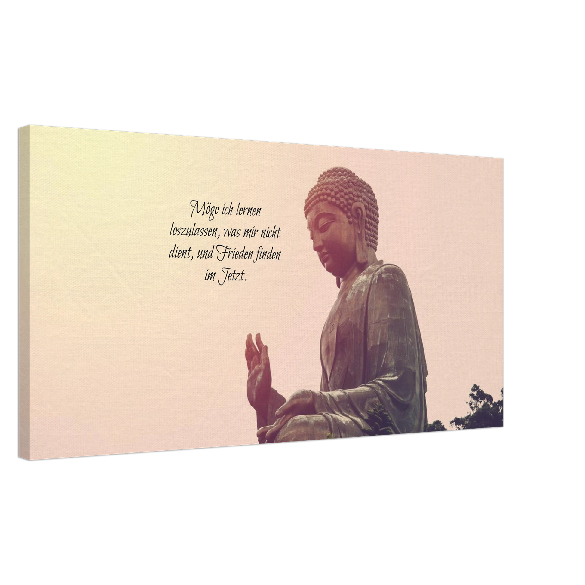 Dekoration mit Charakter. Tibetan Kraftgebete Canvas Print – Immersive Art Experience: zeitlos und harmonisch. Eine besondere Bereicherung für jeden Raum.