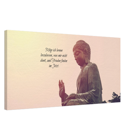 Dekoration mit Charakter. Tibetan Kraftgebete Canvas Print – Immersive Art Experience: zeitlos und harmonisch. Eine besondere Bereicherung für jeden Raum.