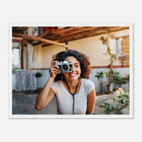 Dekoration mit Charakter. Personalisierbares Holzrahmen- – Elegantes individuelles Foto Kunstwerk: für stilvolle Raumgestaltung. Schlicht, elegant und wirkungsvoll.