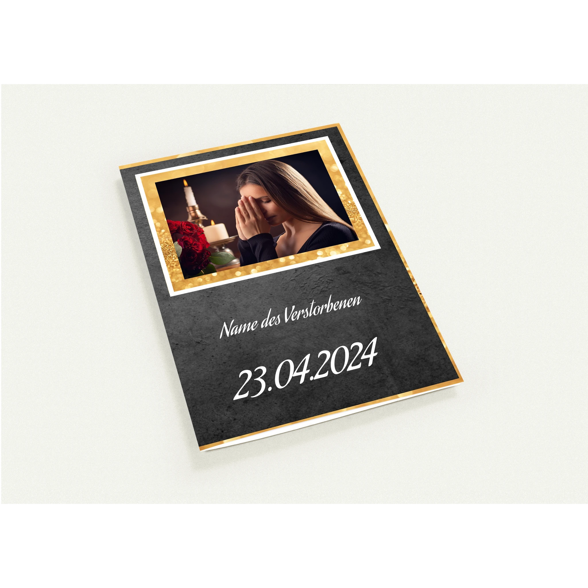 Stimmungsvolle Wandkunst für stilvolle Räume. Trauerspruch Bruder auf Kunstdruckkarte - 10 er pack: für stilvolle Raumgestaltung. Schlicht, elegant und wirkungsvoll.