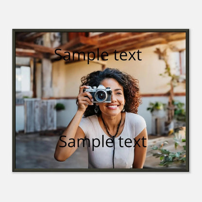 Ein Ausdruck moderner Ästhetik. Classic Semi-Glossy Paper Metal Framed  dein Foto: passt in jedes Ambiente. Eine besondere Bereicherung für jeden Raum.