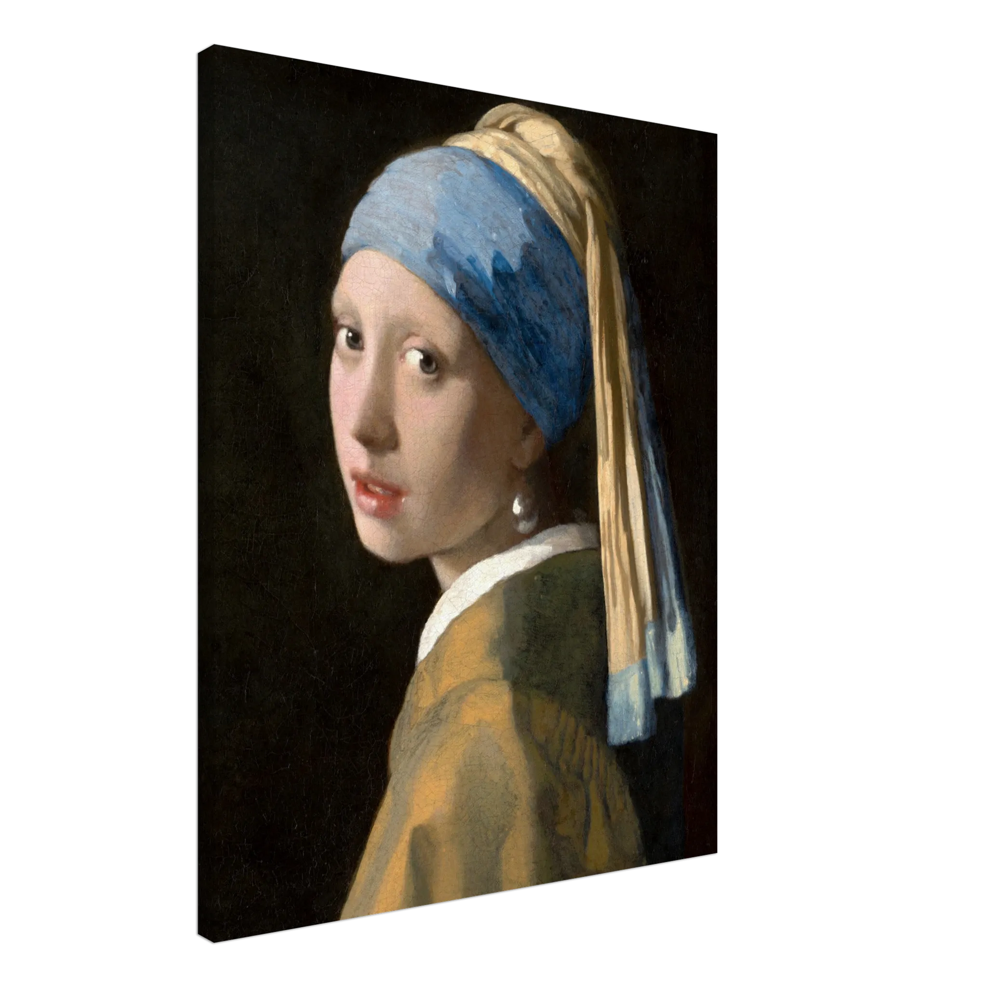 Stimmungsvolle Wandkunst für stilvolle Räume. Vermeer - Das Mädchen mit dem Perlenohrgehänge – Kunstvolle Wanddekoration: für stilvolle Raumgestaltung. Schlicht, elegant und wirkungsvoll.