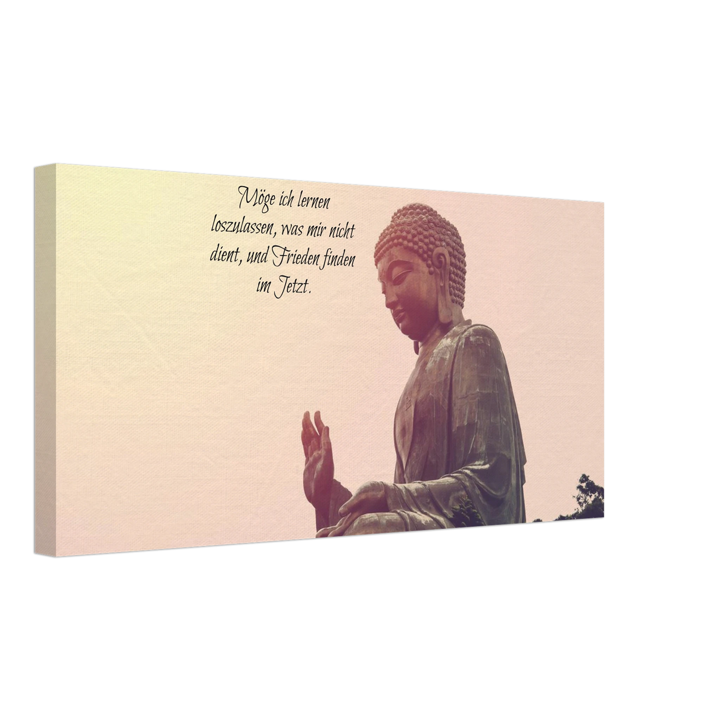 Dekoration mit Charakter. Tibetan Kraftgebete Canvas Print – Immersive Art Experience: zeitlos und harmonisch. Schlicht, elegant und wirkungsvoll.