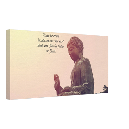 Dekoration mit Charakter. Tibetan Kraftgebete Canvas Print – Immersive Art Experience: zeitlos und harmonisch. Schlicht, elegant und wirkungsvoll.