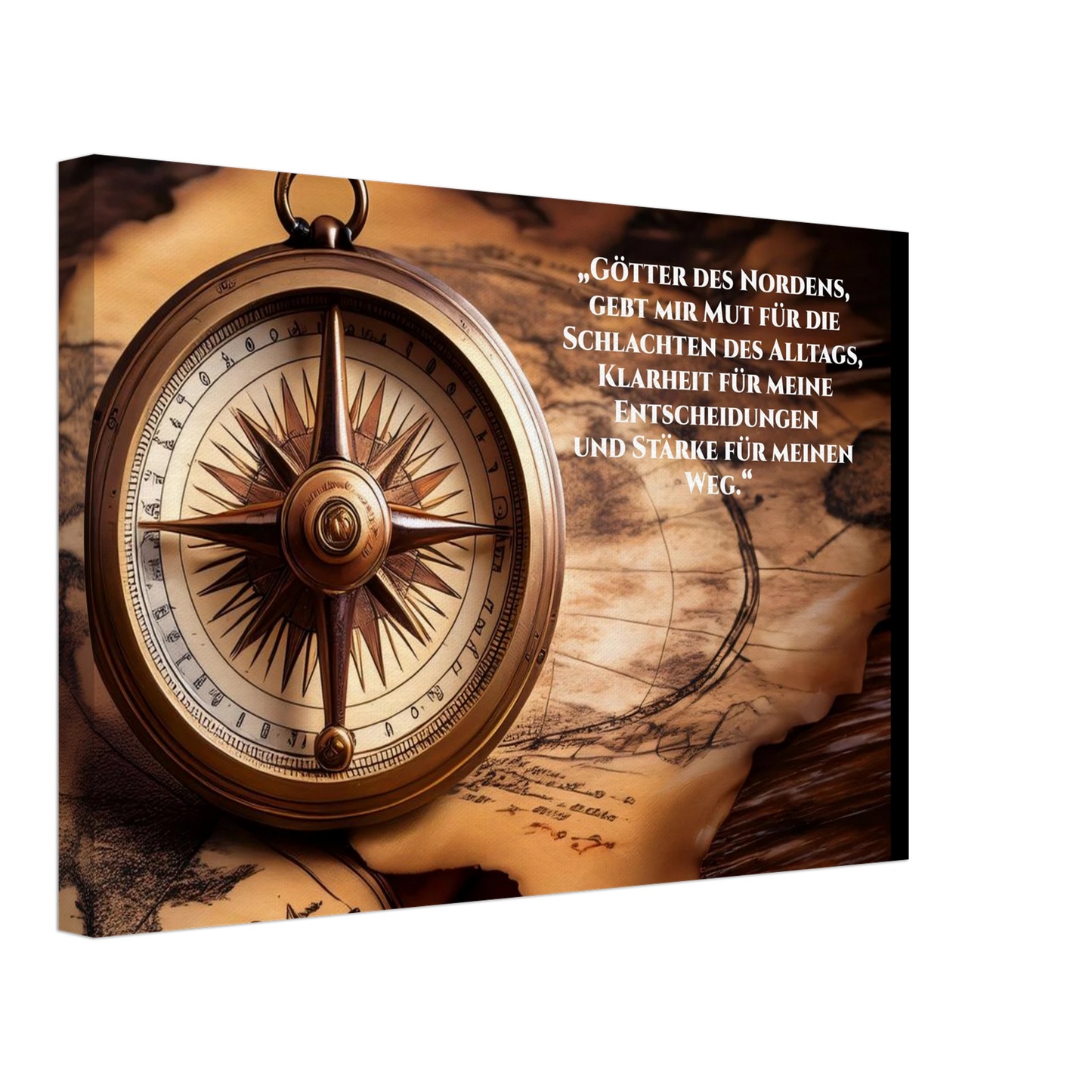 Dekoration mit Charakter. Nordische Kraftgebete auf Leinwand: zeitlos und harmonisch. Schlicht, elegant und wirkungsvoll.