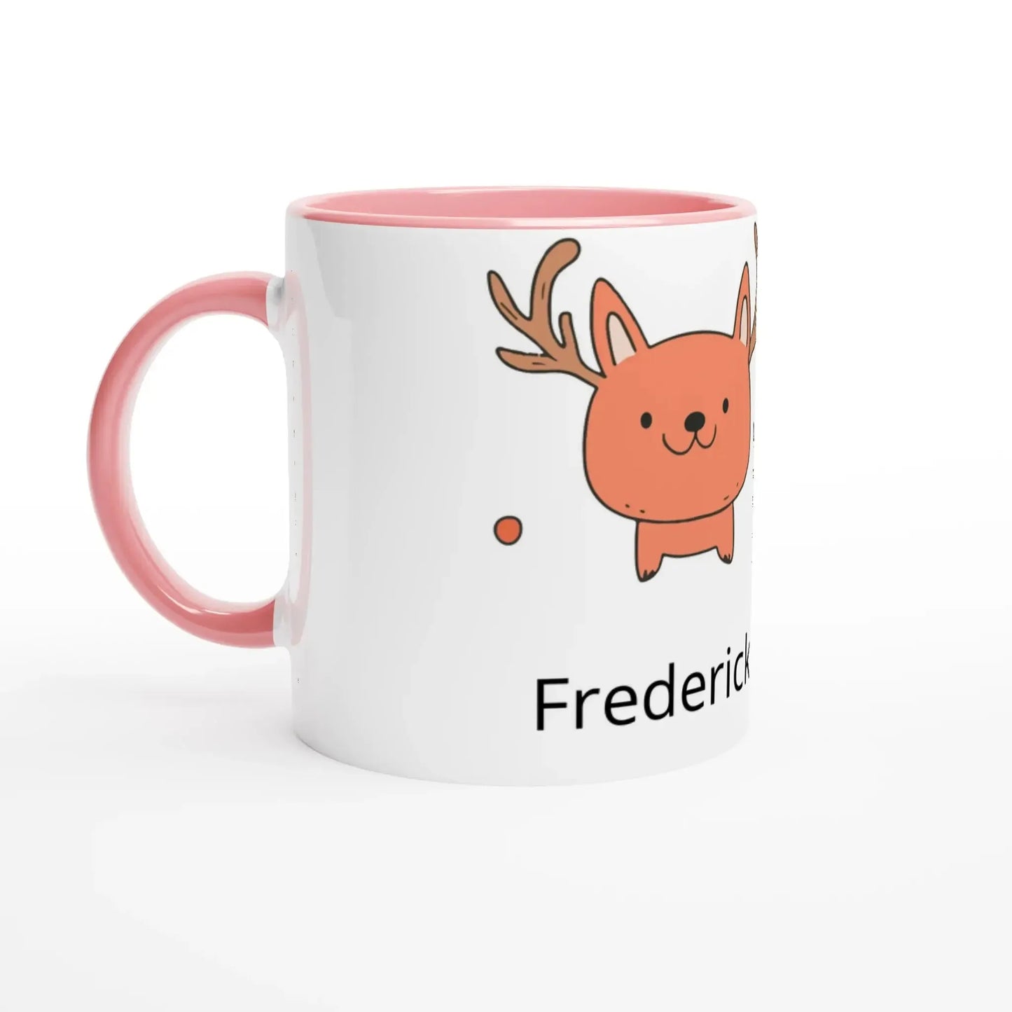 Sanfte Wandkunst fürs Kinderzimmer. 11oz Keramik Becher mit ca 312 Ml Weihnachtsmotiv zum personalisieren: freundlich und verspielt gestaltet. Ein Highlight für das Kinderzimmer.