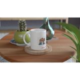 Feuerwehrfrau Personalisierbare Fototasse – Elegant 11oz Keramikkafé – weiße Fototasse aus Keramik für Kaffee oder Tee