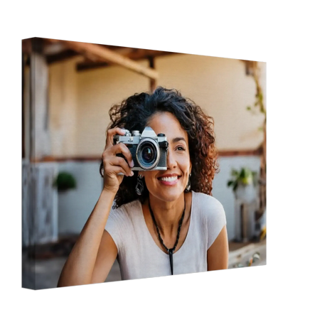 Dekoration mit Charakter. Dein Foto auf Leinwand – Verewigen Sie Ihre Familienportraits: zeitlos und harmonisch. Eine besondere Bereicherung für jeden Raum.