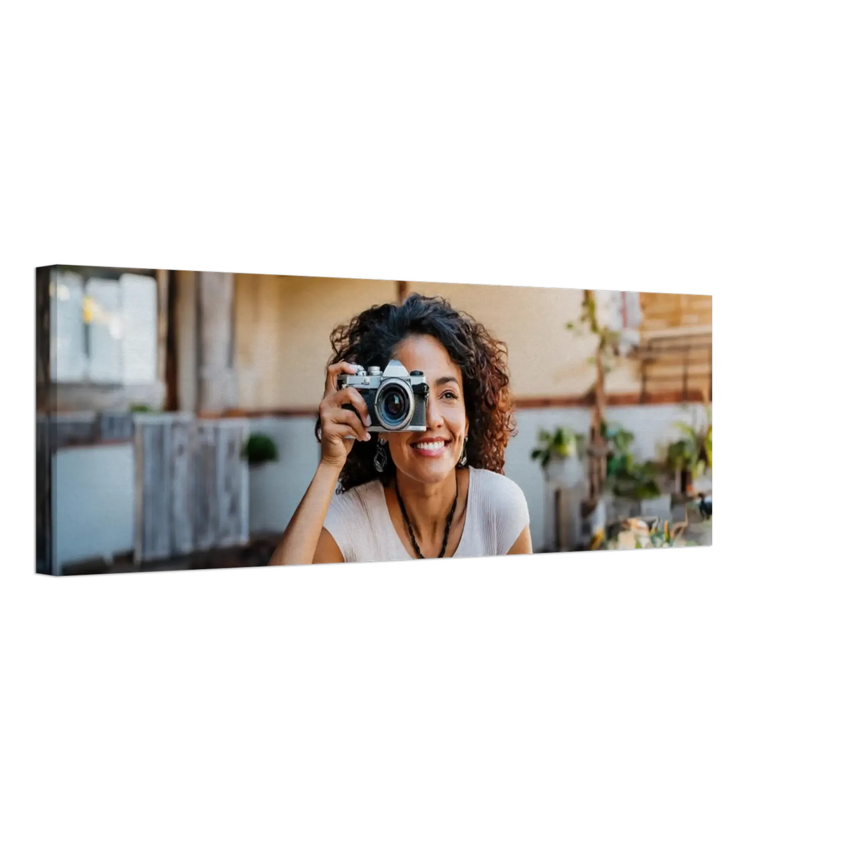 Dekoration mit Charakter. Dein Foto auf Leinwand – Verewigen Sie Ihre Familienportraits: zeitlos und harmonisch. Schlicht, elegant und wirkungsvoll.