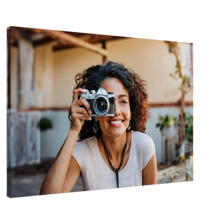 Stimmungsvolle Wandkunst für stilvolle Räume. Dein Foto auf Leinwand – Verewigen Sie Ihre Familienportraits: zeitlos und harmonisch. Schlicht, elegant und wirkungsvoll.