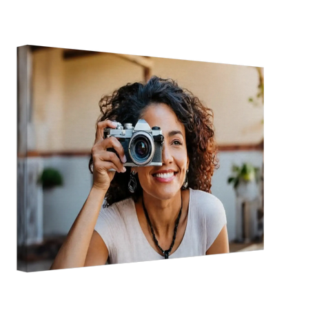 Dekoration mit Charakter. Dein Foto auf Leinwand – Verewigen Sie Ihre Familienportraits: für stilvolle Raumgestaltung. Schlicht, elegant und wirkungsvoll.