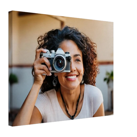 Dekoration mit Charakter. Dein Foto auf Leinwand – Verewigen Sie Ihre Familienportraits: für stilvolle Raumgestaltung. Schlicht, elegant und wirkungsvoll.