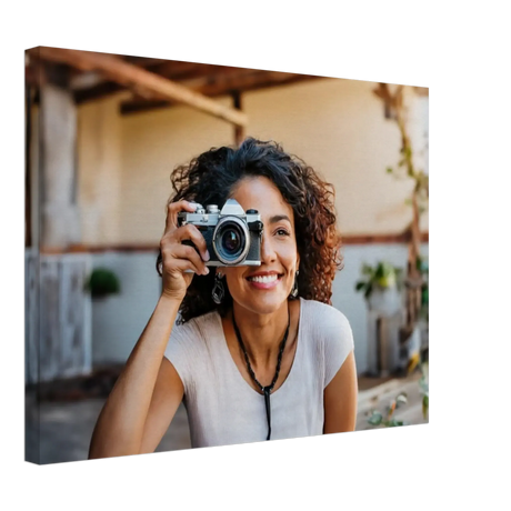 Dein Foto auf Leinwand – Verewigen Sie Ihre Familienportraits – Wandbild auf Leinwand mit individuell gewähltem Motiv
