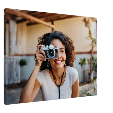 Dekoration mit Charakter. Dein Foto auf Leinwand – Verewigen Sie Ihre Familienportraits: zeitlos und harmonisch. Eine besondere Bereicherung für jeden Raum.