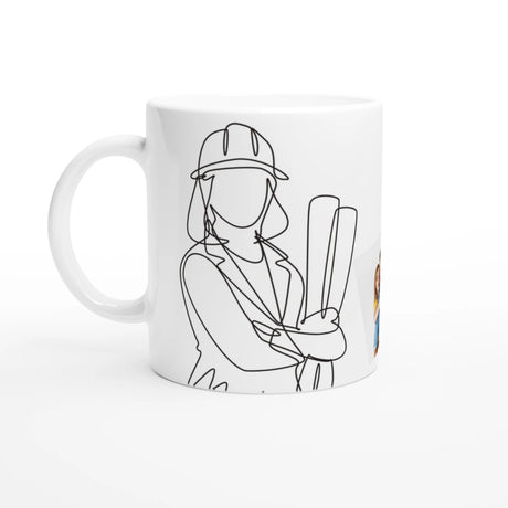 Fototasse personalisierbar – Ingenieurin – personalisierbare Keramiktasse mit individuellem Motiv