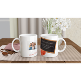 Fototasse personalisierbar - Lehrerin – weiße Fototasse aus Keramik für Kaffee oder Tee